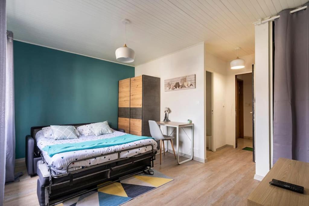 Studio Cosy Proche Du Centre + Parking Gratuit Cluses Exterior foto