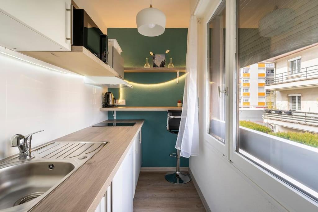 Studio Cosy Proche Du Centre + Parking Gratuit Cluses Exterior foto